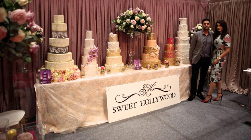 Luxury wedding cake display